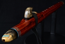 Grenadillo  Native American Flute, Minor, Low F-4, #F22A